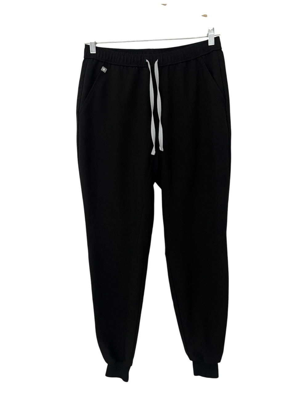 Figs Tansen Black Jogger Scrubs Pants Women’s Size Medium